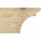 Ekena Millwork Yorktown Rough Sawn Rafter Tail, Douglas Fir, 4"W x 10"H x 16"L RFT04X10X16YOR00RDF - alternate 3